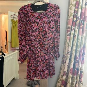 Floral long sleeve dress